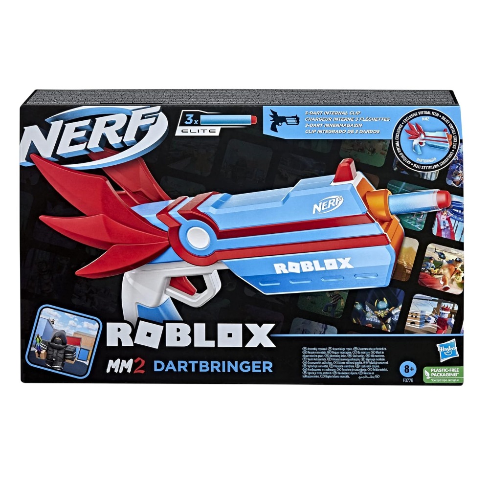NERF ROBLOX MM2 DARTBRINGER DART BLASTER GUN WITH DARTS Own4Less